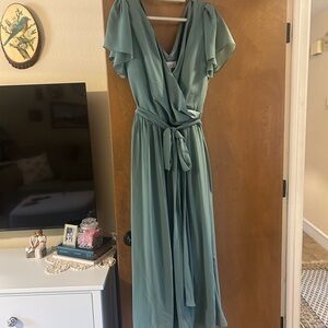 Harper Chiffon Faux Wrap Dress